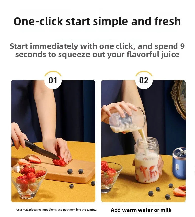 FreshBlend Portable Juice Bottle