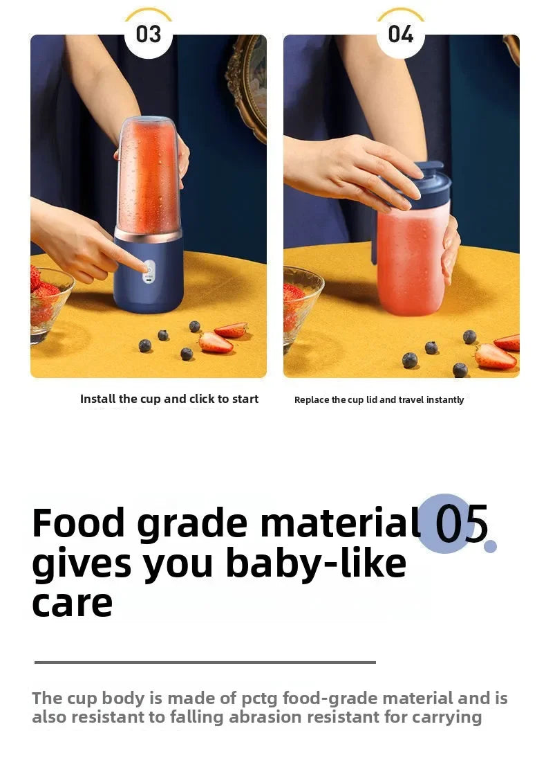 FreshBlend Portable Juice Bottle