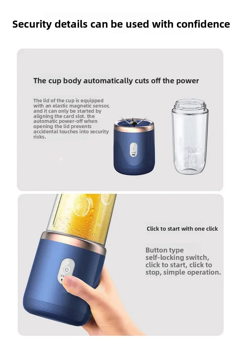 FreshBlend Portable Juice Bottle